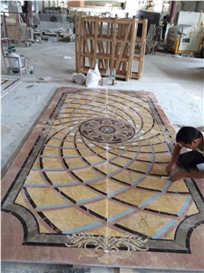 Gy-Wj-010 Waterjet Medallion/Marble Floor/Home Decor for Hotel/Home/Villa/Hall