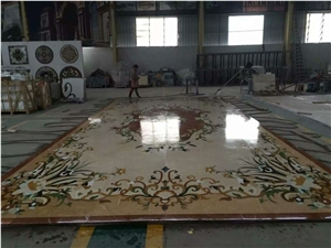 Gy-Wj-016 Marble Floor/Home Decor/Waterjet Medallion for Hall/Hotel