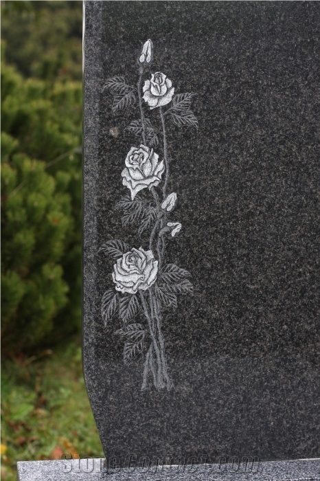 Granite Hudcice Gravestone, Engraved Tombstones