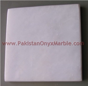Afghan White Marble Tiles Collection