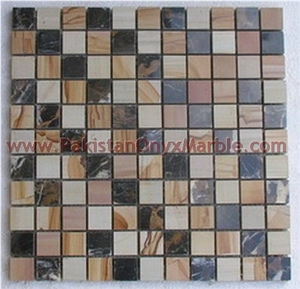 Black and Gold ( Micahel Angelo ) Mosaic Tiles