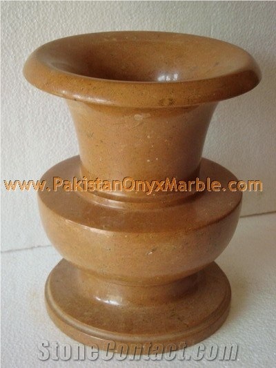 Indus Gold Marble Flower Vases