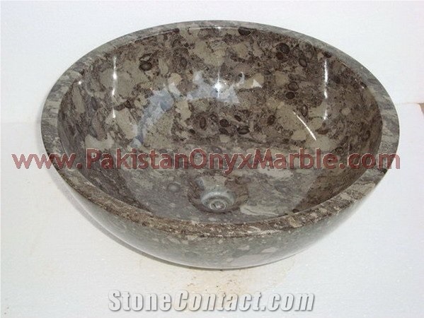 Oceanic Coral Marble Sinks and Basins