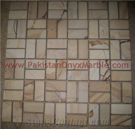 Teakwood ( Burmateak ) Mosaic Tiles