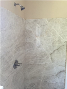 Taj Mahal Quartzite Bathroom Design
