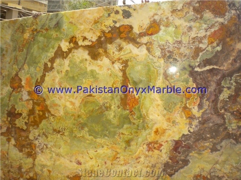 2017 New Collection Dark Green Onyx Slabs Collection