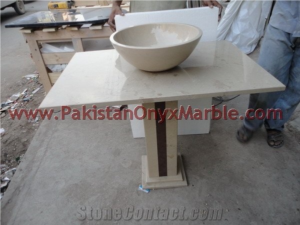 Attractive Price New Type Marble Pedestals Sinks and Basins