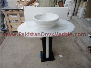 Attractive Price New Type Marble Pedestals Sinks and Basins