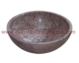 Attractive Price New Type Marina Pink Marble Sinks and Basins