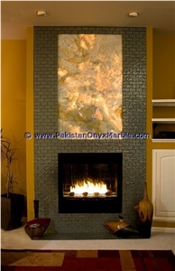 Best Cheap Price Backlit Onyx Fireplaces