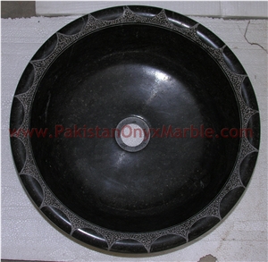 Best Quality Jet Black Marble Sinks and Basins
