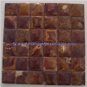 Best Quality Multi Red Onyx Mosaic Tiles Collections