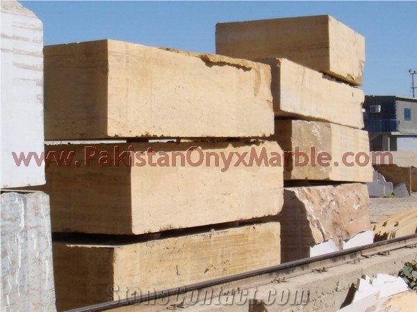 Export Quality Indus Gold Inca Gold Marble Monolama Blocks