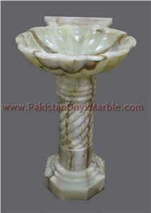 Export Quality Onyx Pedestals Sinks and Basins