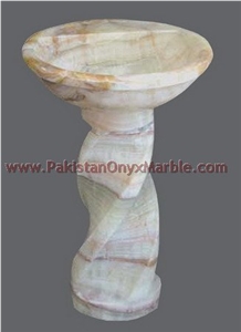 Export Quality Onyx Pedestals Sinks and Basins