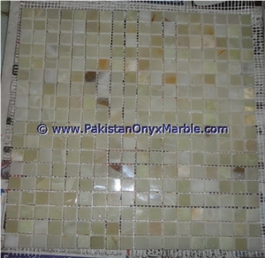 Factory Producung White Onyx Mosaic Tiles Collections