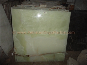 Hot Sale Pure Green Onyx Tiles Collection