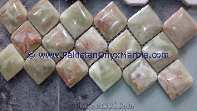 Hot Sell Green Onyx Mosaic Tiles Collections