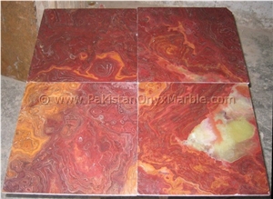 Latest Desgine Multi Red Onyx Tiles Collection