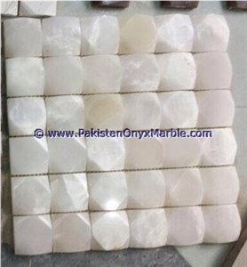 New Arrival White Onyx Mosaic Tiles Collections