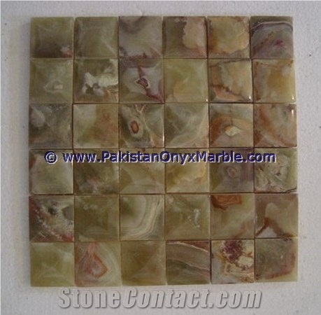 New Comming Item Dark Green Onyx Mosaic Tiles Collection