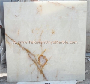 Pakistan Natural White Onyx Tiles Collection