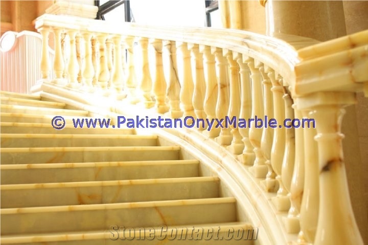 Pakistani Handemade Onyx Stair Steps, Onyx Treads and Risers Collection