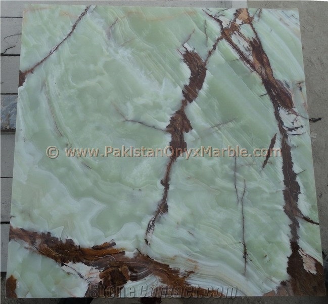 Permium Natural Green Onyx Tiles Collection