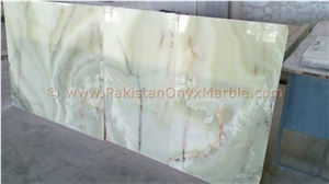 Polished Afghan Green Onyx Tiles Collection