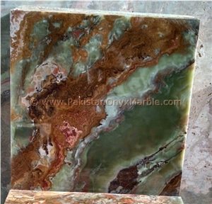 Precious Good Quality Multi Green Onyx Tiles Collection