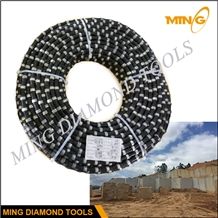 High Quality Sintered Beads 11.5mm Diamond Quarry Wire for Granite