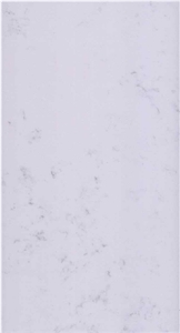 Carrara Marble Look Quartz Stone Slab (Small Pattern) for Kitchen and Vanity