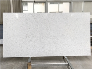 Marble Series White Cloud Quartz Stone Slab Ot 0105 for Kitchen and Vanity Tiles for Flooring Wall Panal, Quartz Countertop, Engineered Quartz Slabs