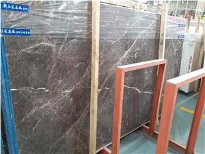 Brown Marble Slabs Natural Stone Italy Grey/Herms Grey/Chinese Grey Marble Slabs Wall Covering Tiles Hotel Project