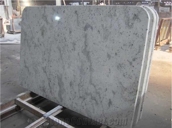 Andromeda White Granite Polished Kitchen Countertops Sri Lanka