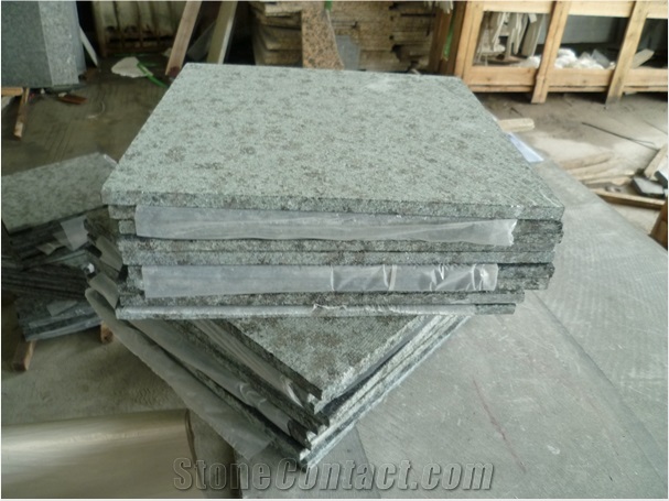 Black Crystal Diamond Granite Slabs & Tiles, Granite Wall/Floor Tiles Thin Tiles, Water-Jet, Polished