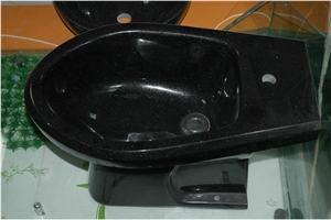Black Galaxy Granite Basins, Oval Sinks, Bathroom Sinks , Wash Basins, Round Basins