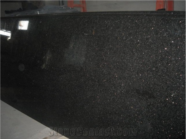 Black Galaxy Granite Polished Countertops