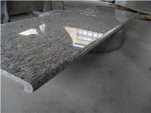 Giallo Santa Cecilta Granite Polished Countertops