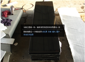Hebei Black Granite Polished Kitchen Countertops China