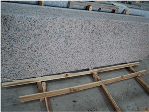 Huidong Red Granite Polished Half Slabs China,G498 Pink Granite