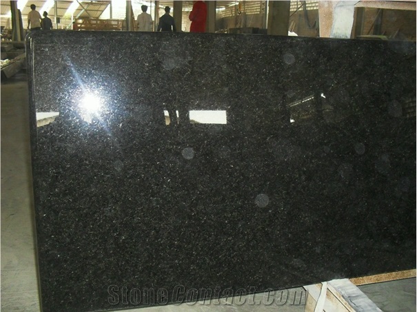 Pearl Black Granite Polished Kitchen Countertops China