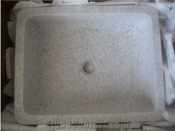 Pearl White Granite Sinks,Farm Sink,Basin