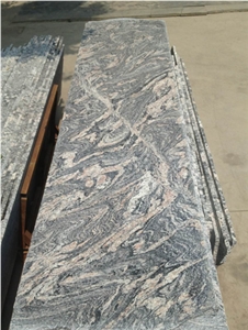 Polished Waves Of Sand Granite Half Slabs