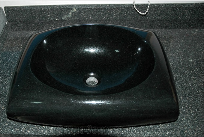 Shanxi Black Granite Sinks, Wash Basins