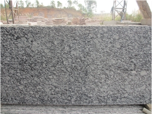 Spindrift White Granite Polished Half Slabs From China