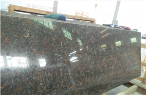 Tan Brown Granite Polished Kitchen Countertops