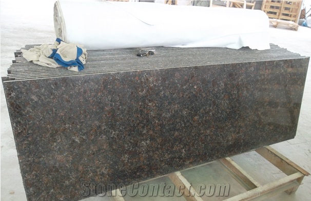 Tan Brown Granite Polished Kitchen Countertops