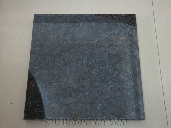The Butterfly Blue Granite Polished Thin Tiles