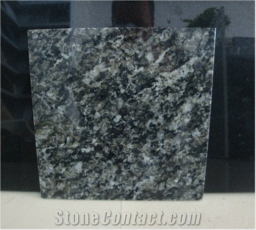 The Butterfly Green Polished Granite Thin Tiles